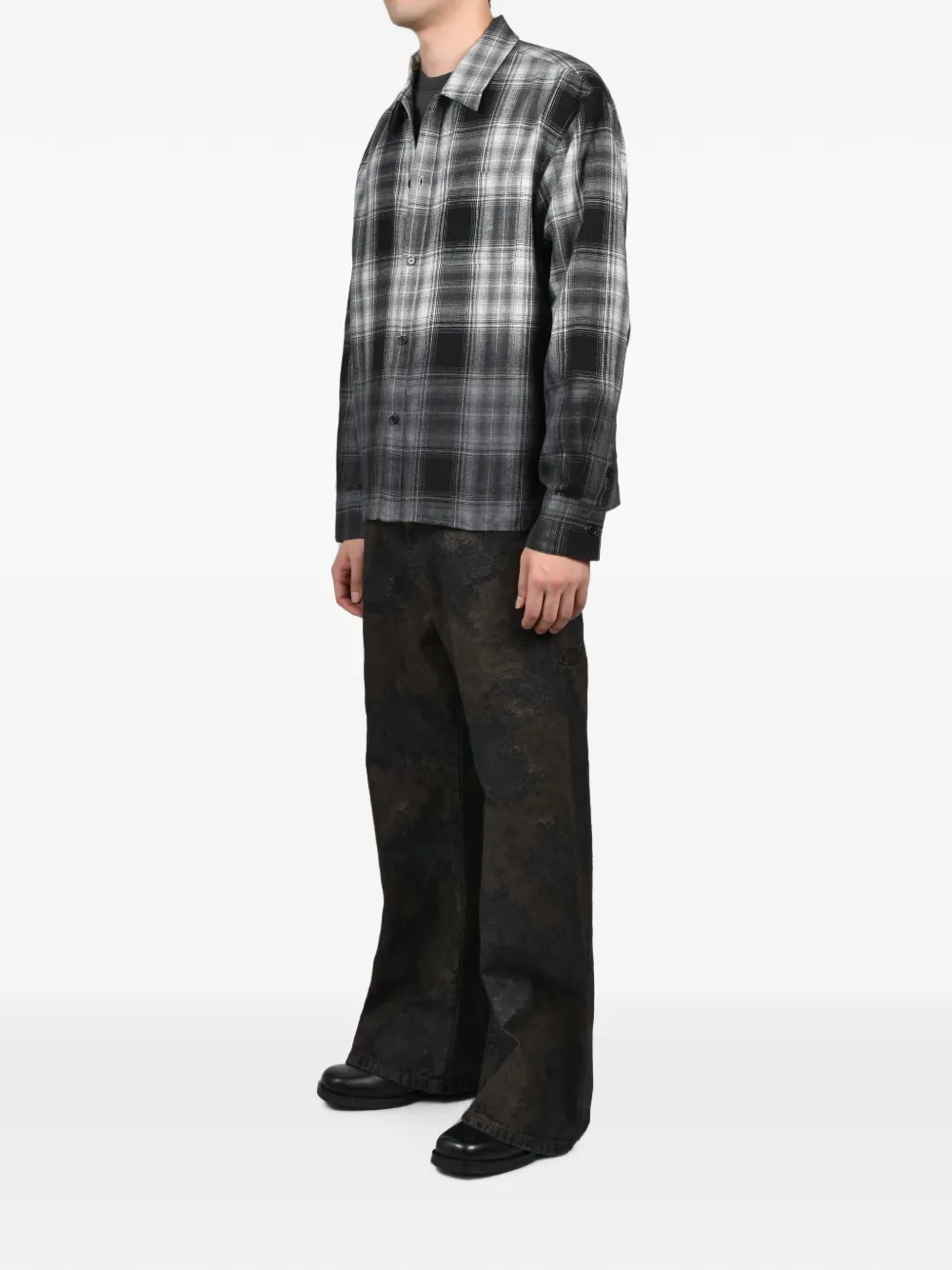 CEDARWOOD Saunter Cut jeans met verouderd effect Bruin