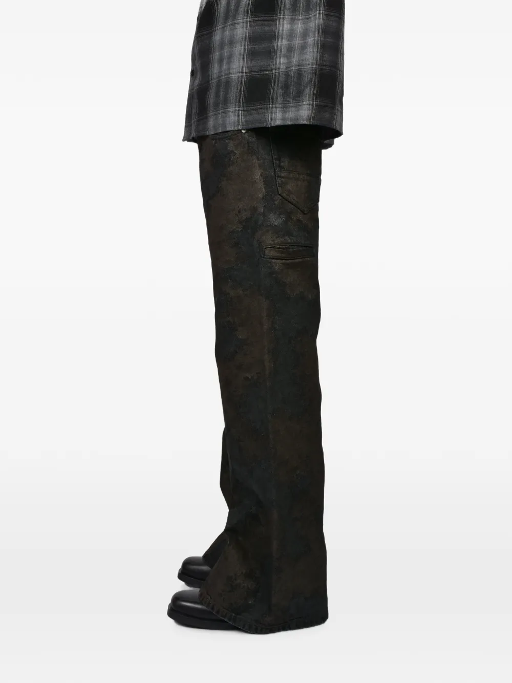 CEDARWOOD Saunter Cut jeans met verouderd effect Bruin