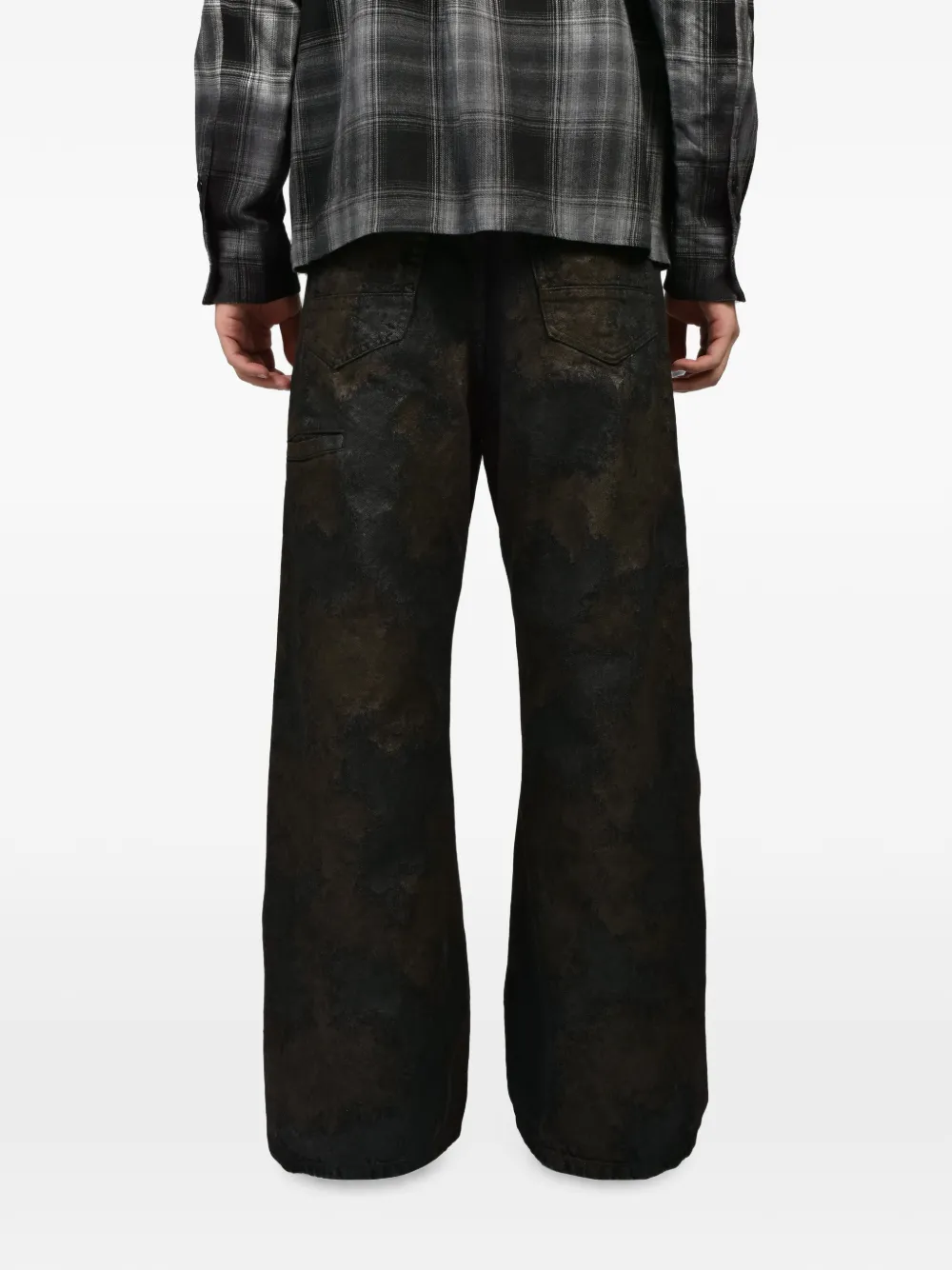 CEDARWOOD Saunter Cut jeans met verouderd effect Bruin