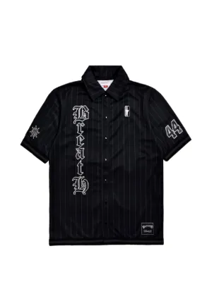 Supreme Mitchell & Ness Wool Baseball Jersey | Black | FARFETCH CA
