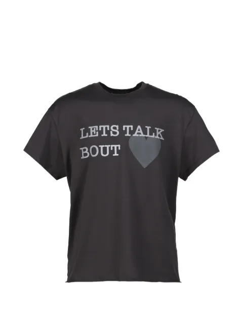CEDARWOOD slogan-print cropped T-shirt