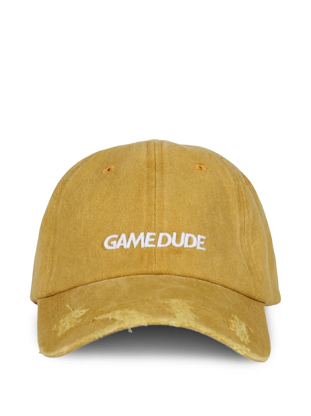 CAPTURE GALLERY distressed embroidered baseball cap