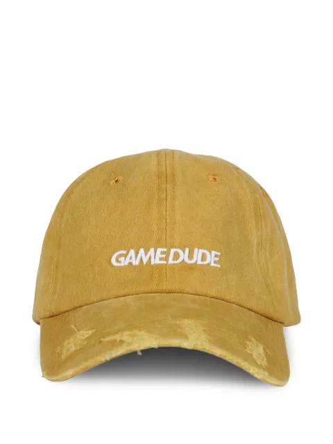 CAPTURE GALLERY distressed embroidered baseball cap