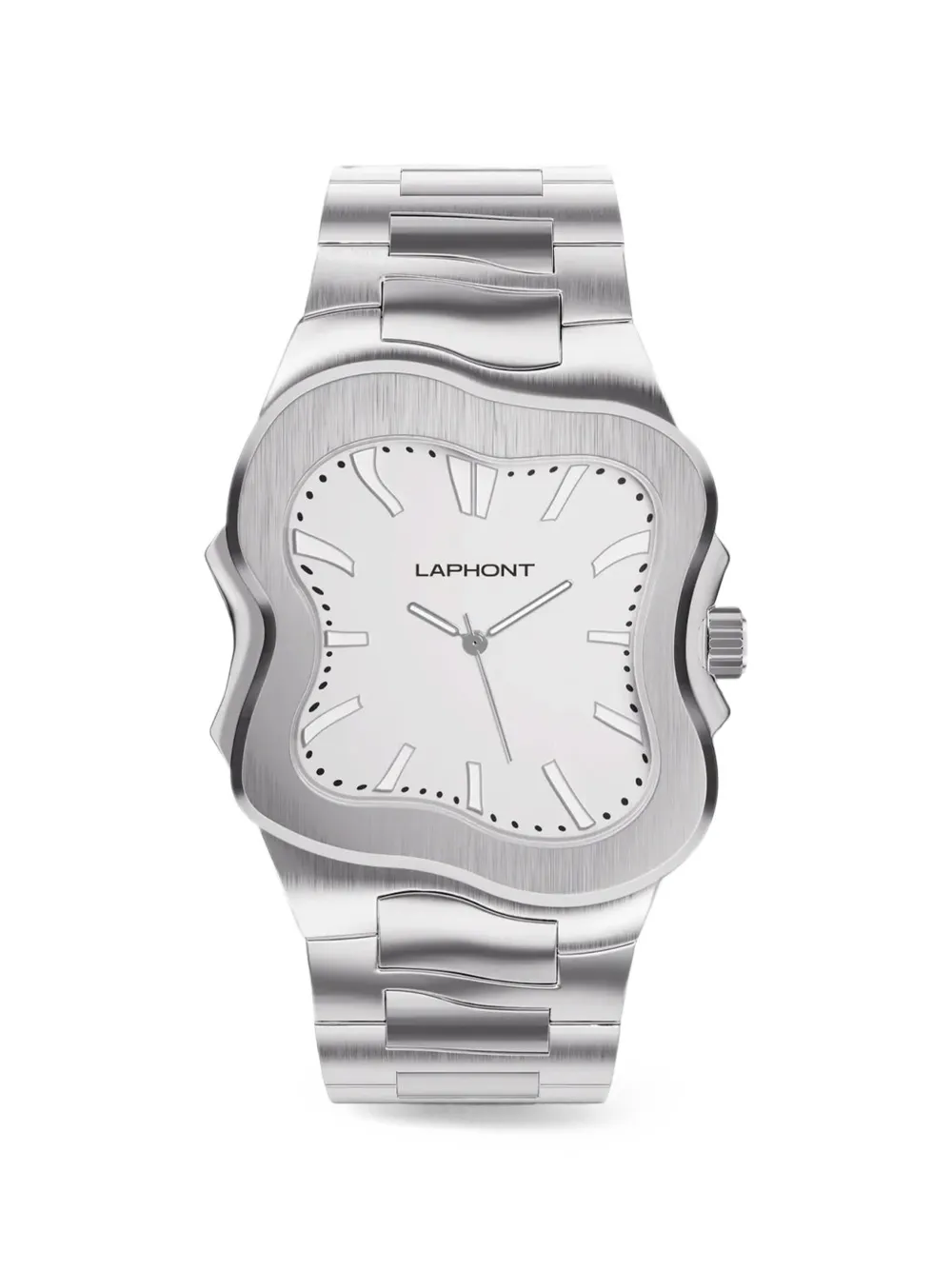 Laphont Argonaut asymmetrical 50.2mm watch - Bianco