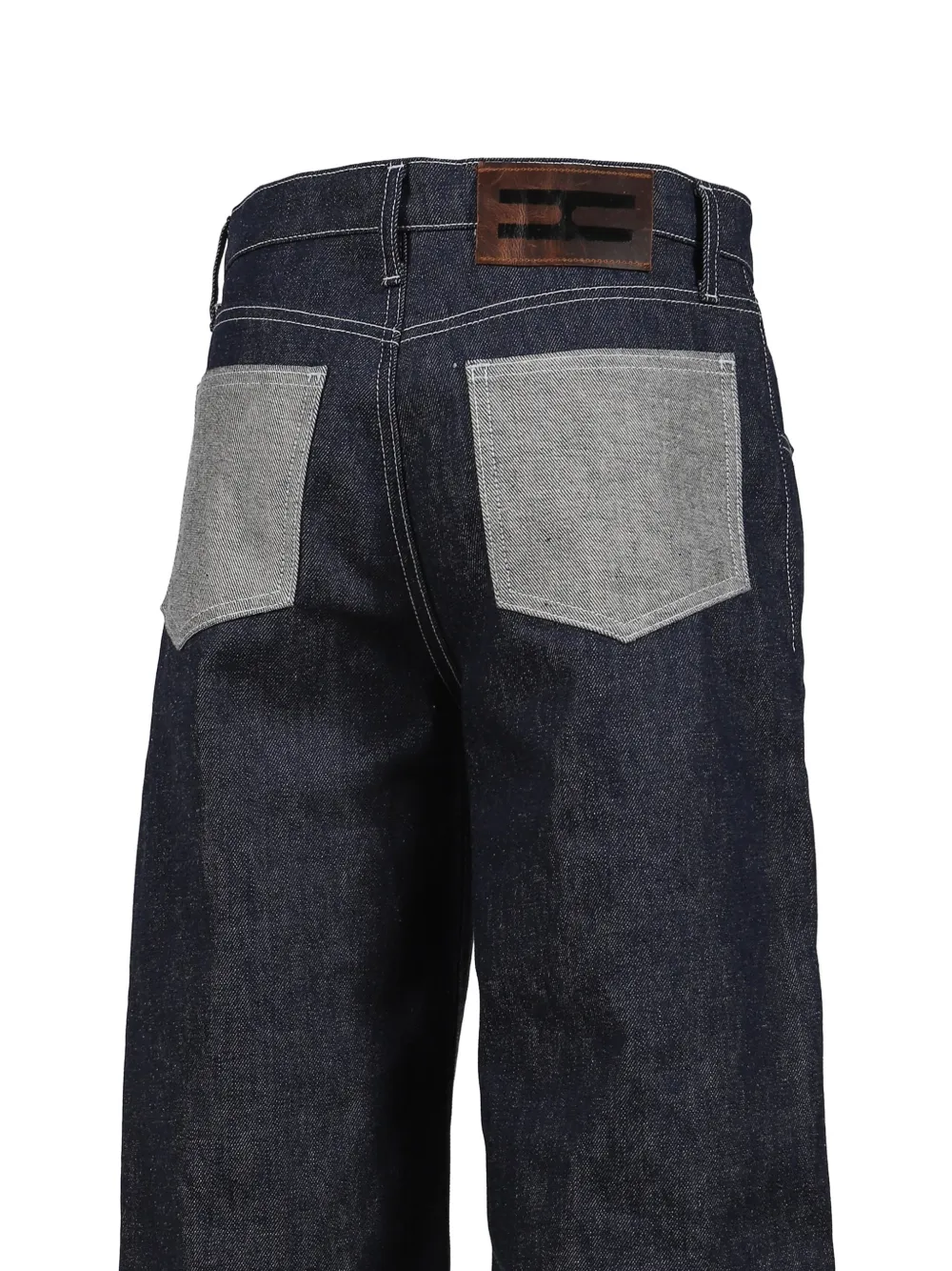The Edge of Earth™ Lofoten jeans met contrasterende stiksels Blauw