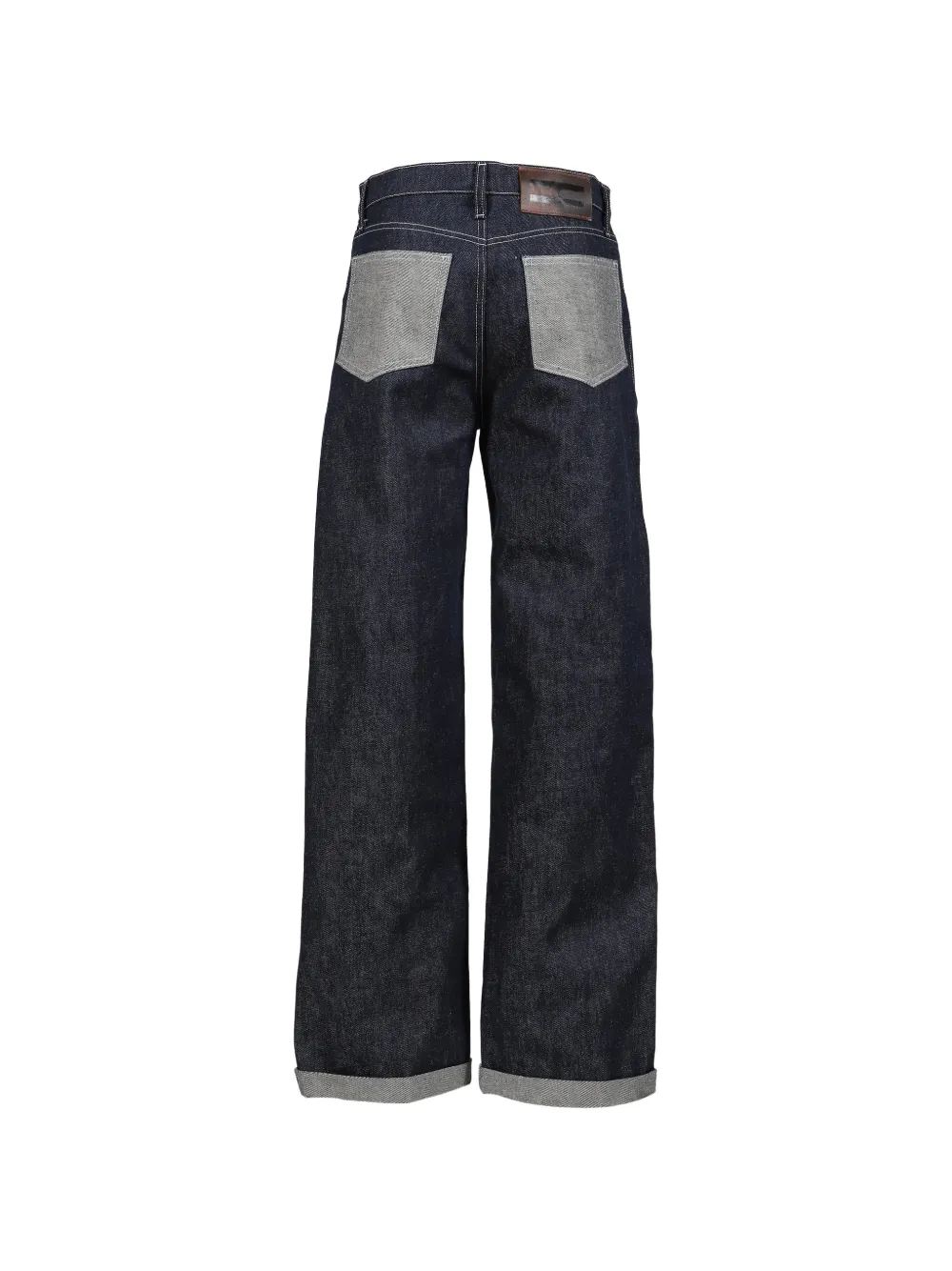 The Edge of Earth™ Lofoten jeans met contrasterende stiksels Blauw