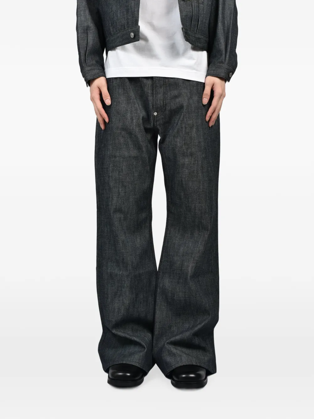 Rivet & Hide Type-684 flared jeans Blauw