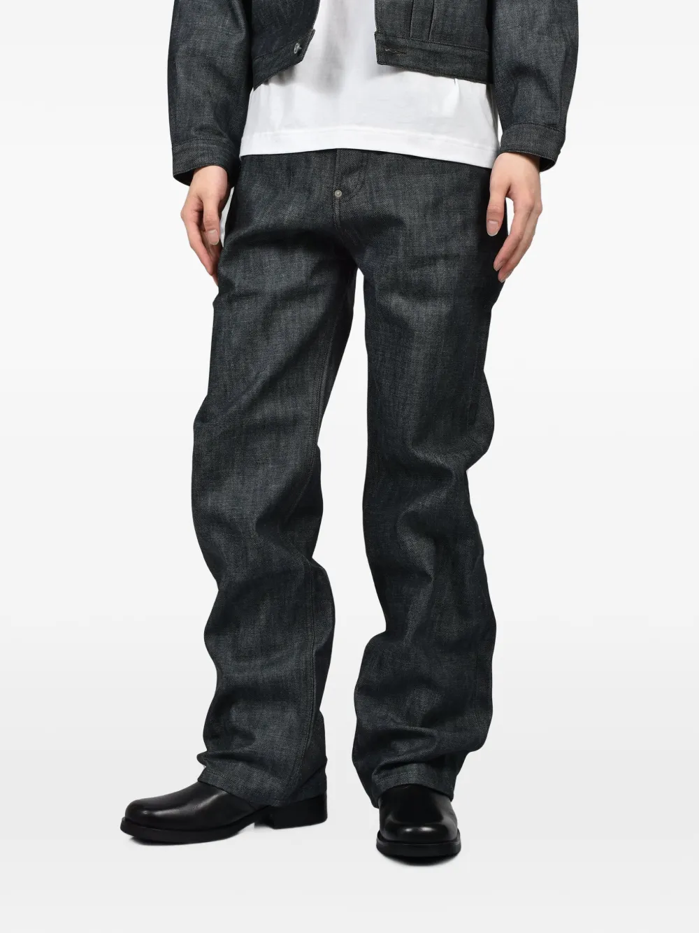 Rivet & Hide Straight jeans Zwart
