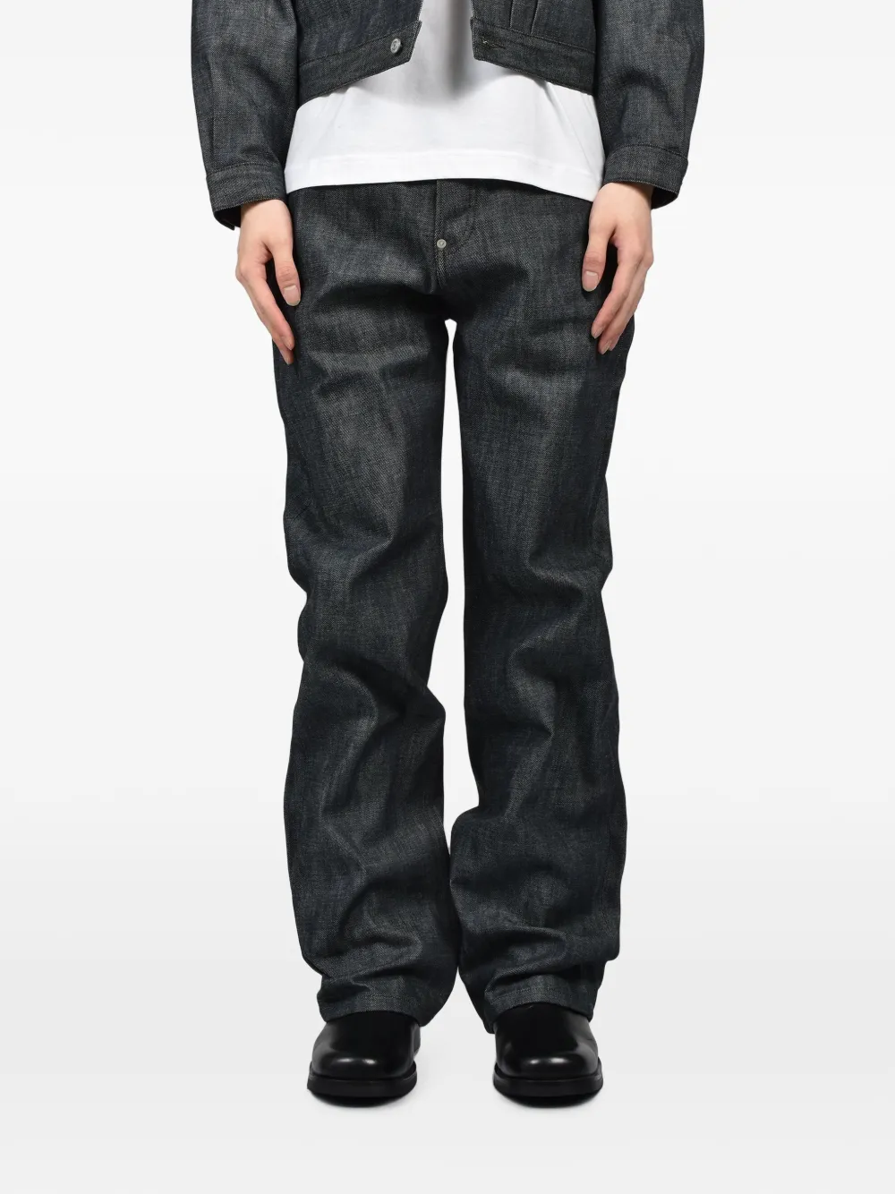 Rivet & Hide Straight jeans Zwart