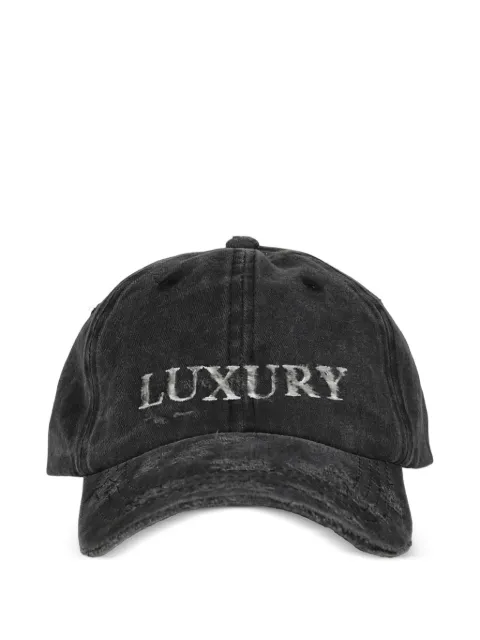CAPTURE GALLERY distressed embroidered baseball cap