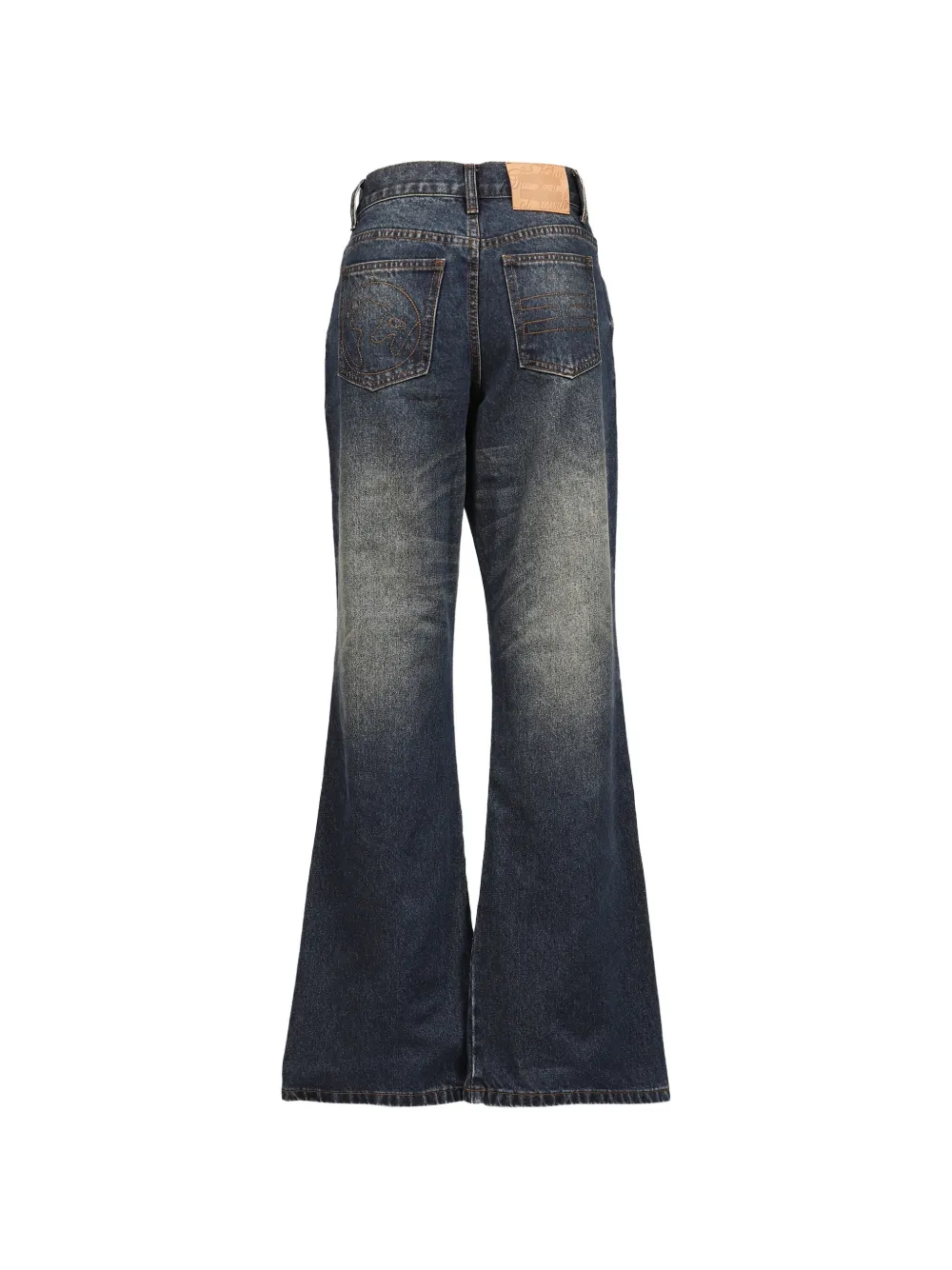 The Edge of Earth™ Flared jeans met gebleekt effect Blauw