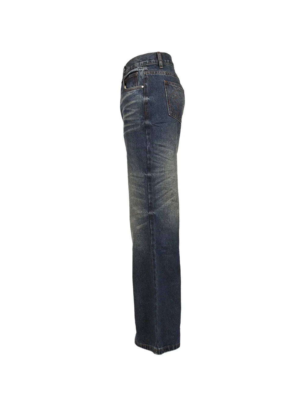 The Edge of Earth™ Flared jeans met gebleekt effect Blauw