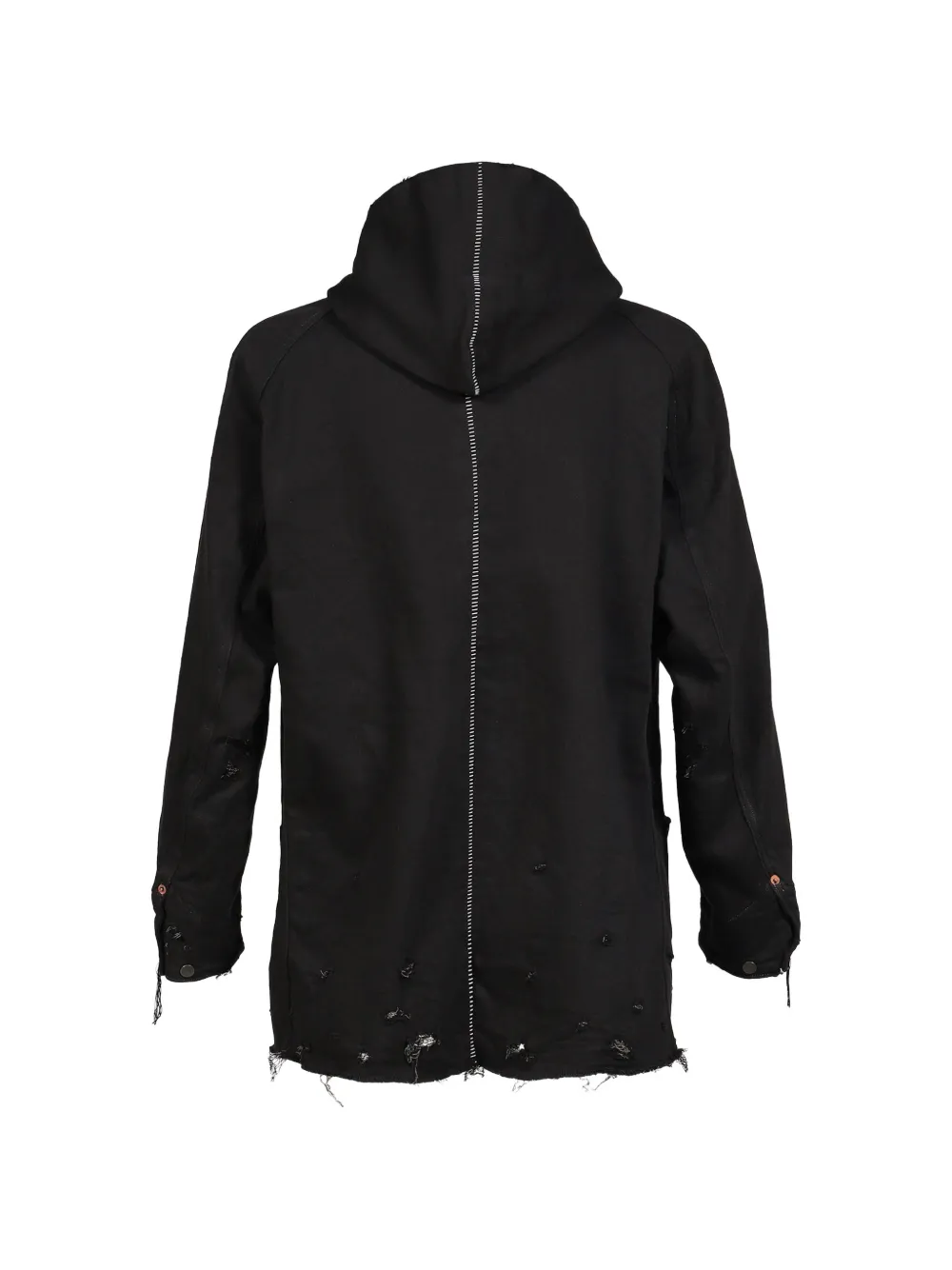 MINUS Home Chore gerafeld jack met geverfd effect Zwart