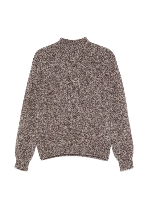 AROVESCIO marl-knit high-neck sweater