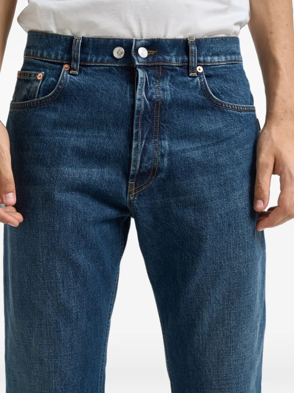 Department 5 Musso jeans met toelopende pijpen Blauw