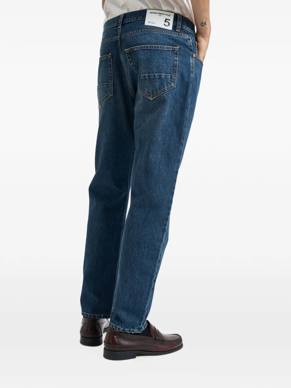 Department 5 Musso jeans met toelopende pijpen Blauw