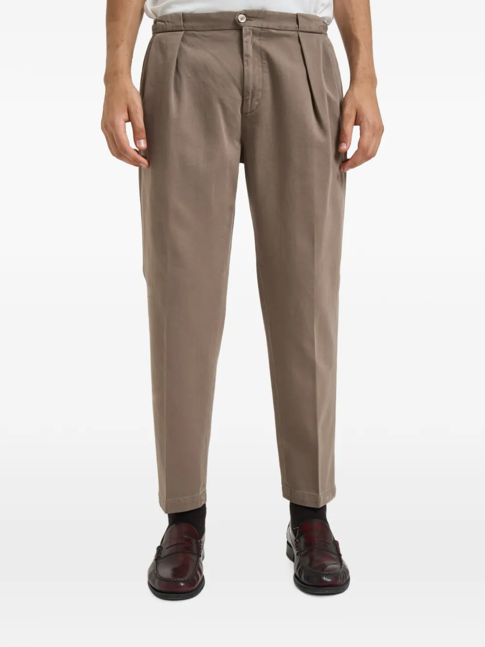 Briglia 1949 Pantaloni affusolati BelloD con pieghe - Toni neutri