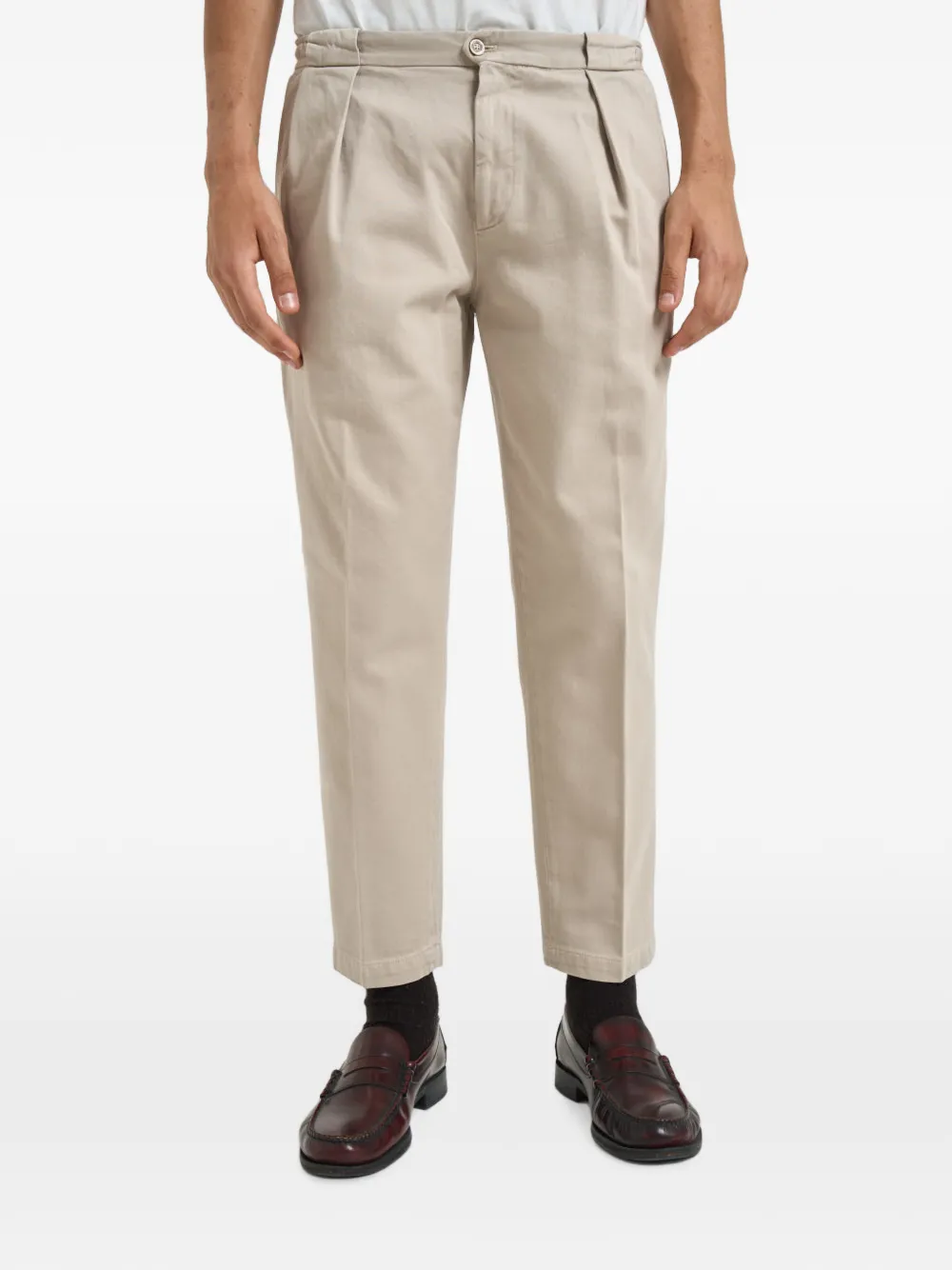 Briglia 1949 Pantaloni affusolati BelloD con pieghe - Toni neutri