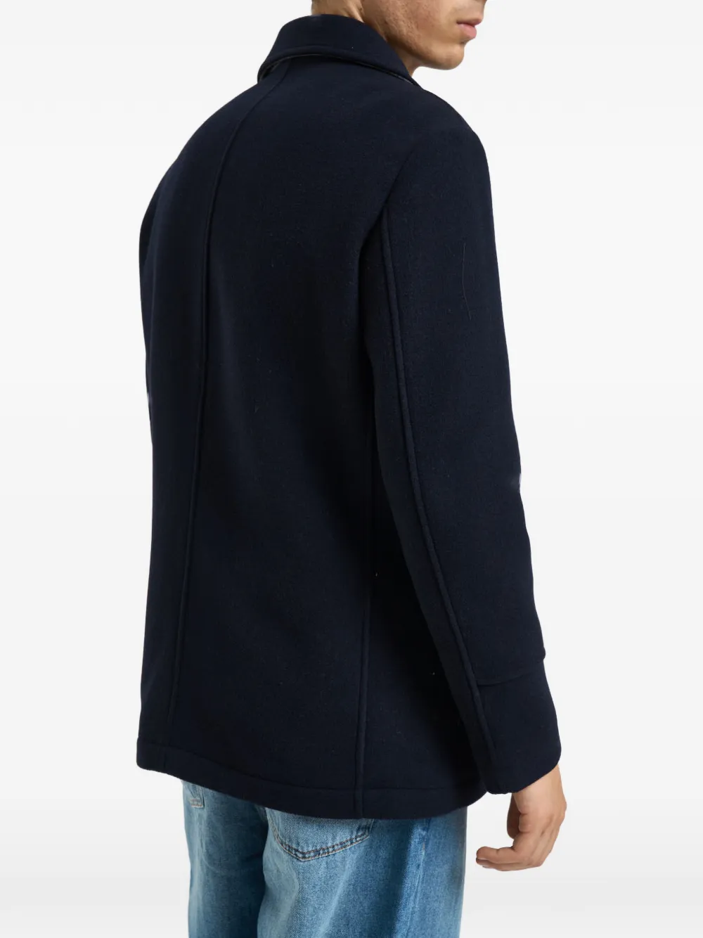 Camplin Sailorjas met dubbele rij knopen Blauw