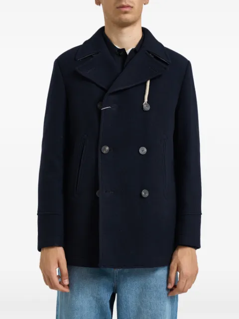 Camplin double-breasted peacoat