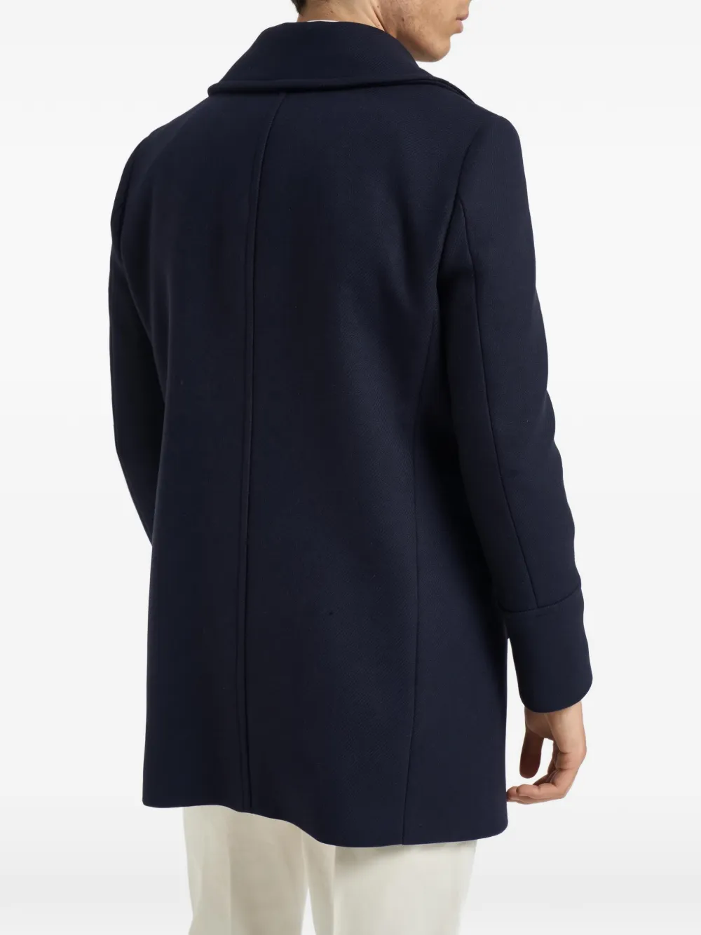 BRERAS MILANO double-breasted coat Blauw