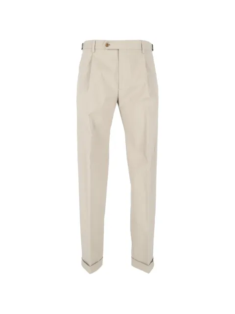 Berwich Retrolong pleated straight-leg trousers