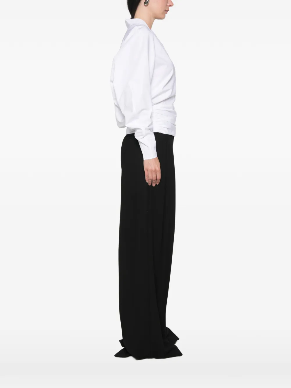 Jacquemus Colombe V-neck blouse Wit