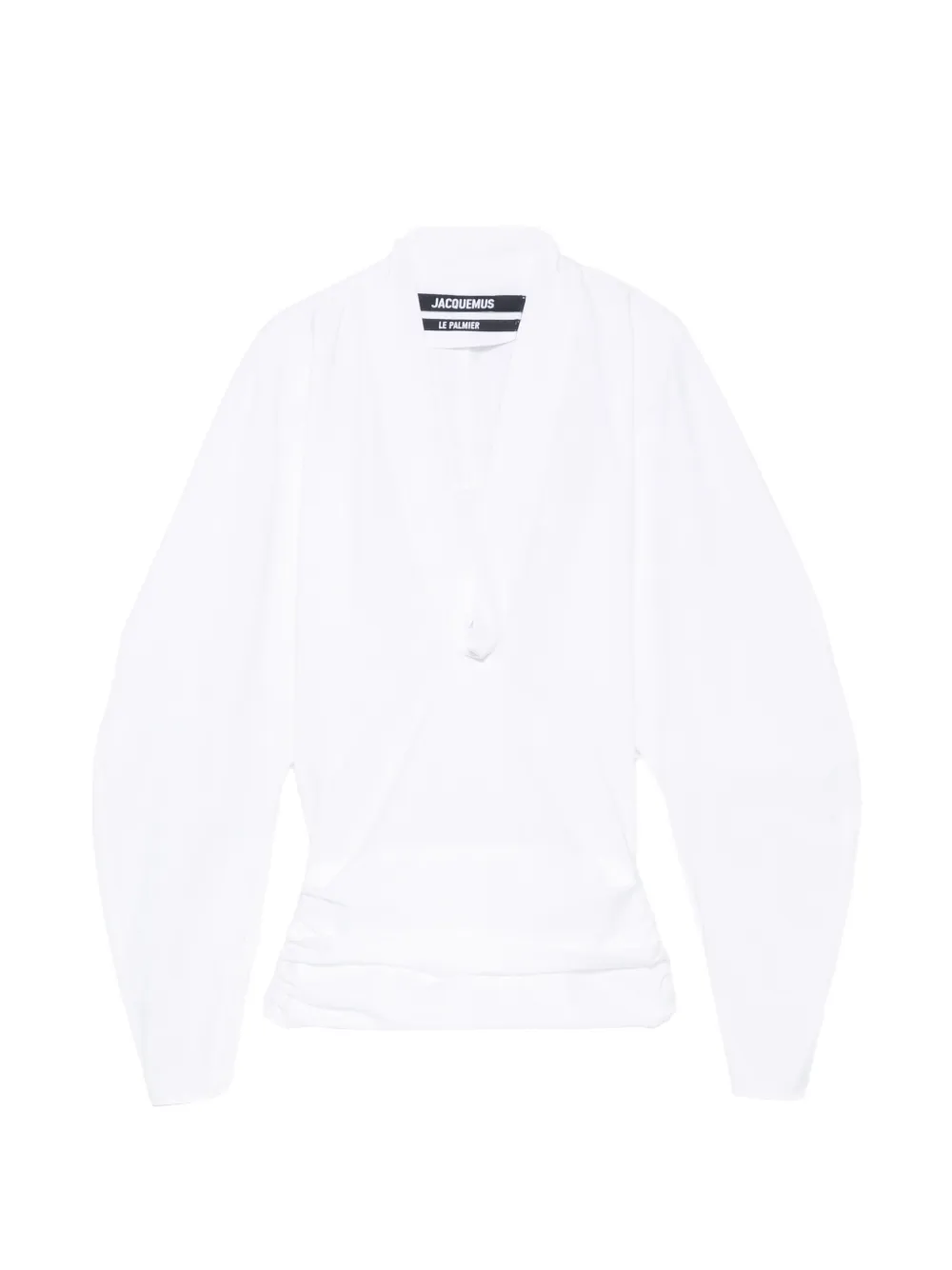 Jacquemus Colombe V-neck blouse - Bianco