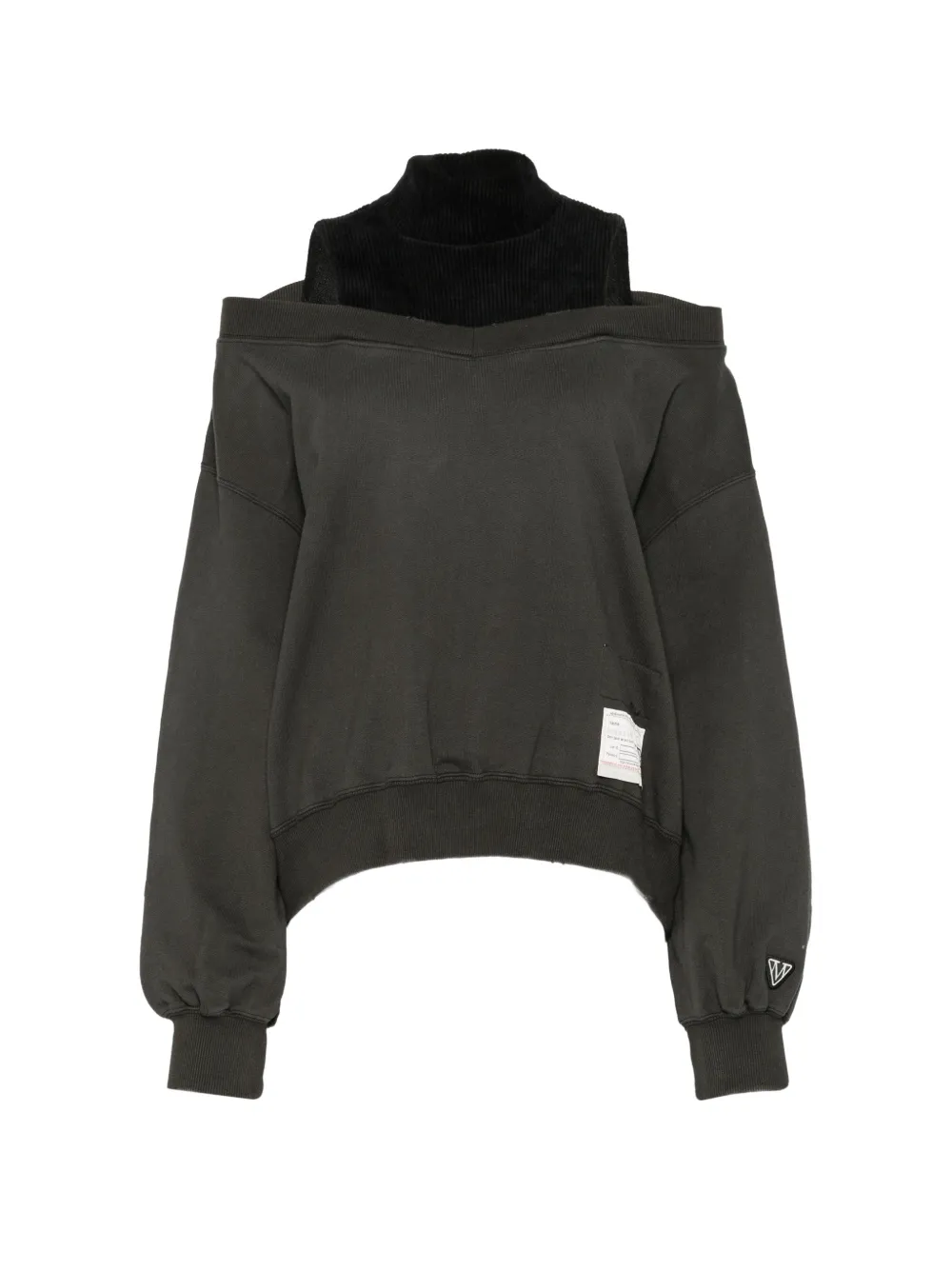 Maison MIHARA YASUHIRO Schulterfreier Pullover - Grau