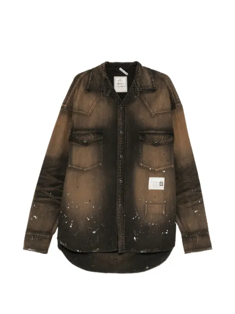 Maison MIHARA YASUHIRO flatted collar denim shirt