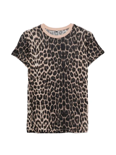 Baserange playera con estampado de leopardo