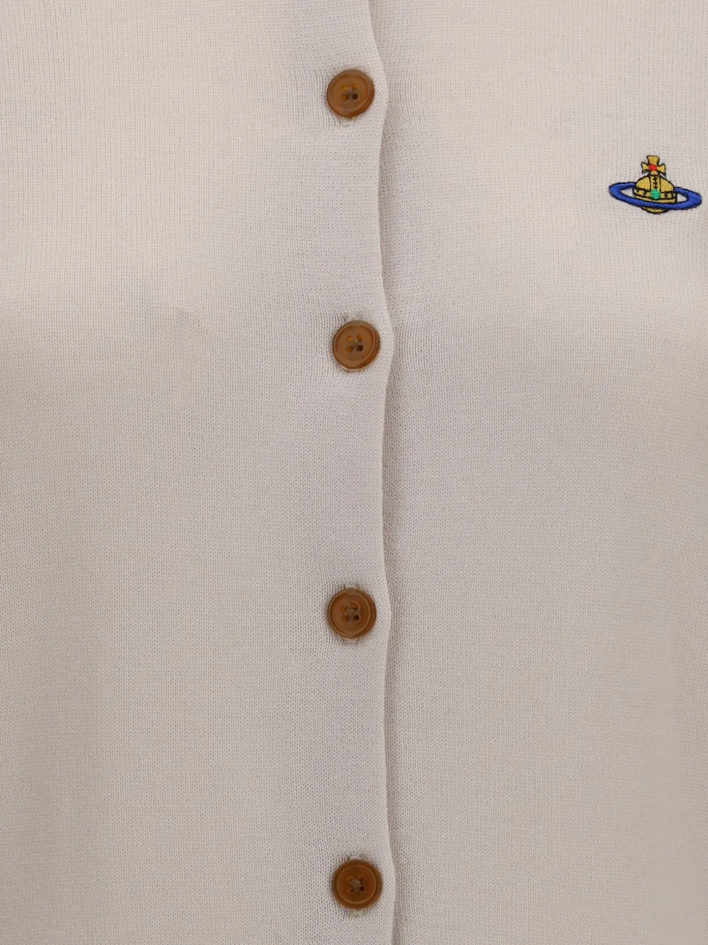 Vivienne Westwood Bea embroidered cardigan Beige