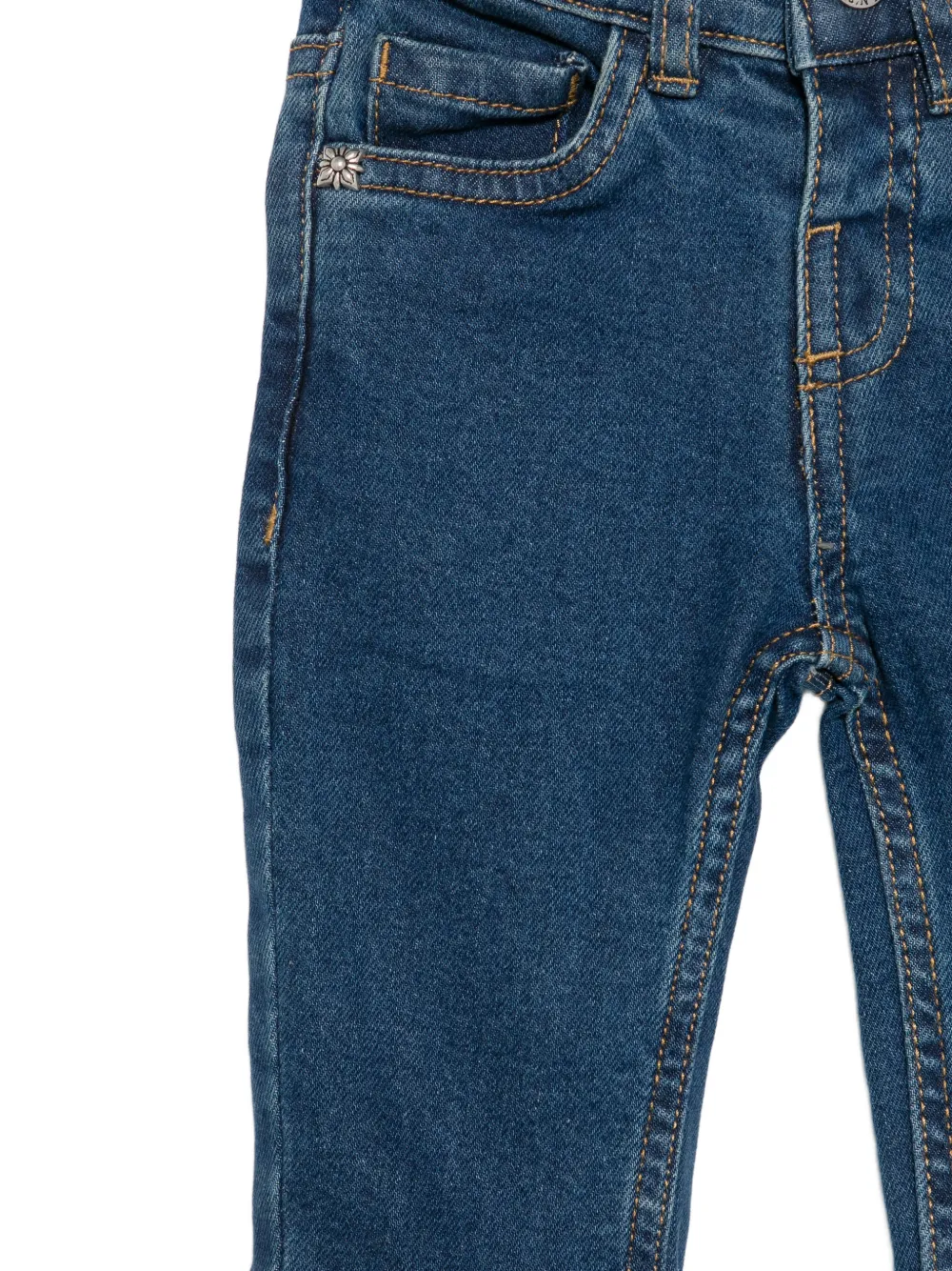John Richmond Junior Jeans met logopatch Blauw