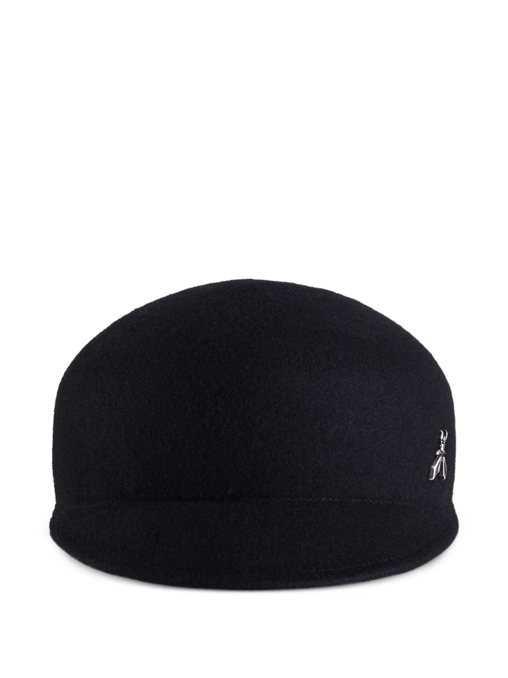 Patrizia Pepe logo-plaque baker boy hat - Nero