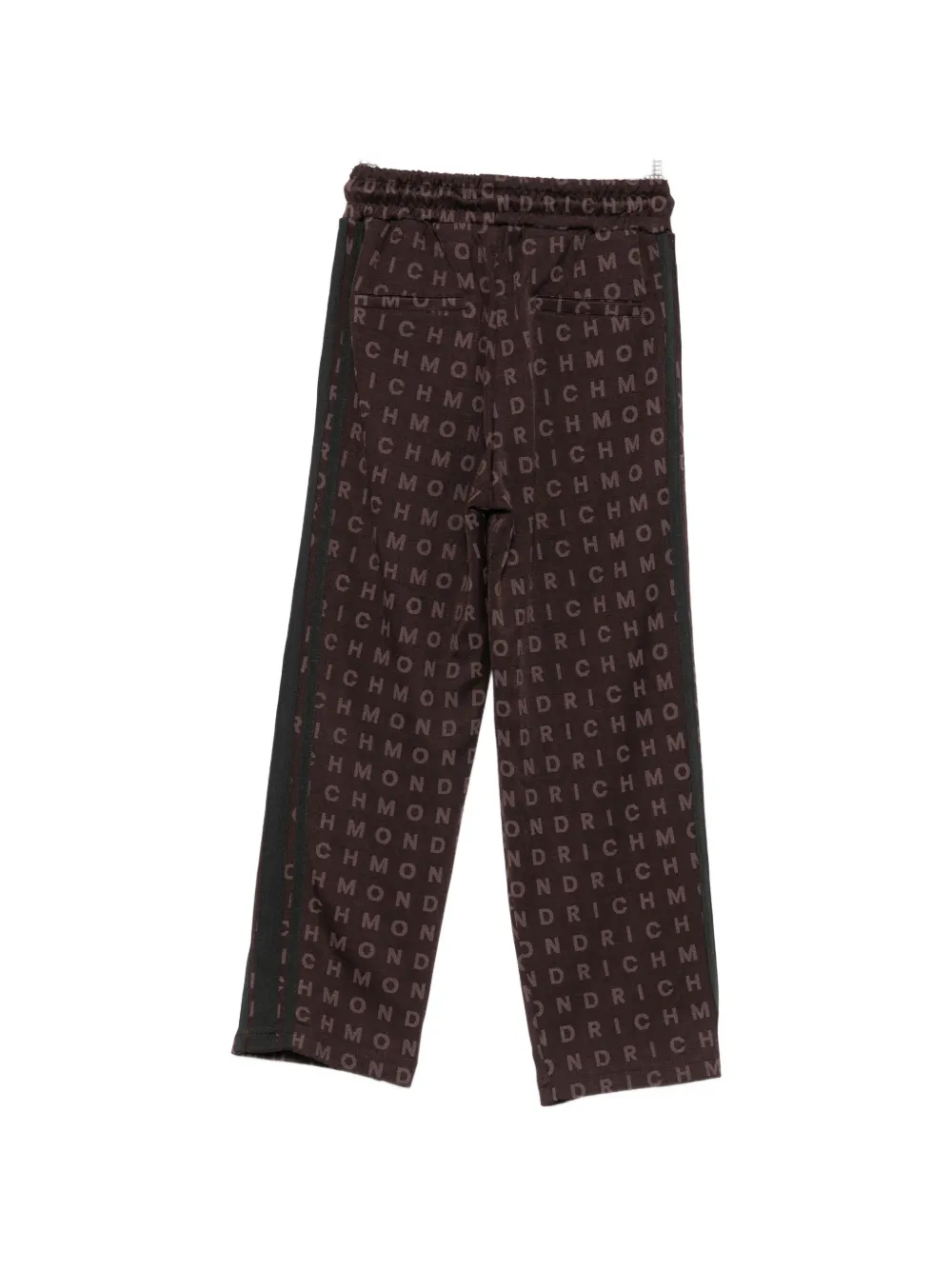 John Richmond Junior Fleece trainingsbroek met logo-print Bruin