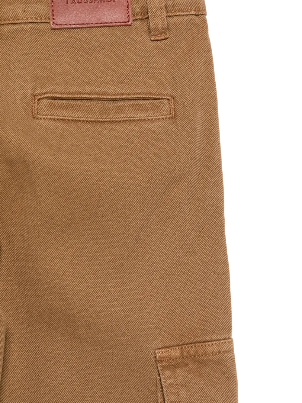 TRUSSARDI JUNIOR Trainingsbroek met geborduurd logo Bruin