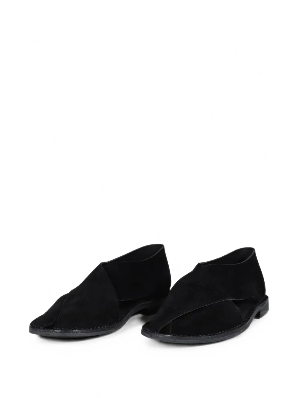 Jacques Solovière Paris Biarritz crossover sandals Zwart