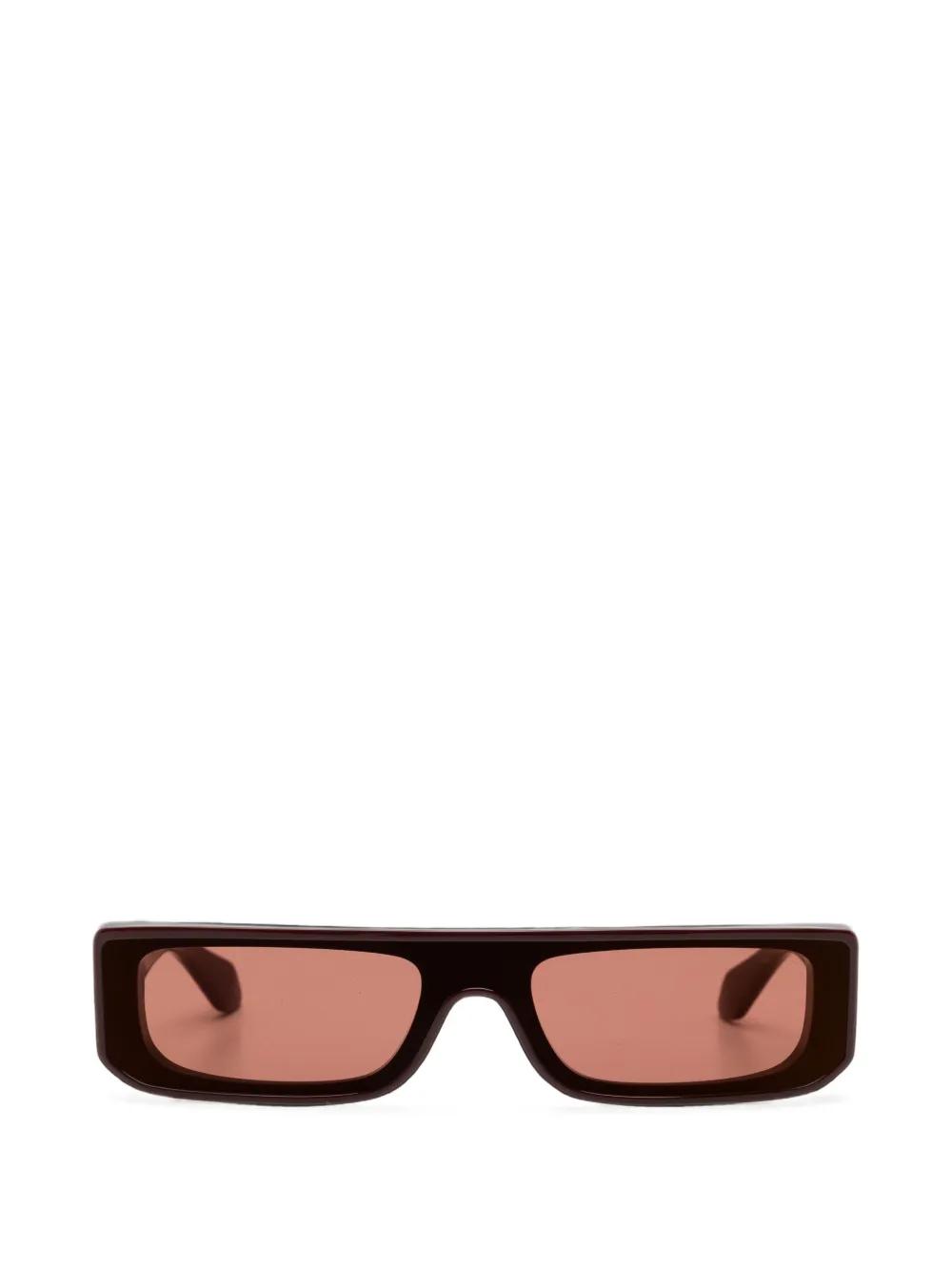 Alaia Eyewear Sonnenbrille mit eckigem Gestell - Rot