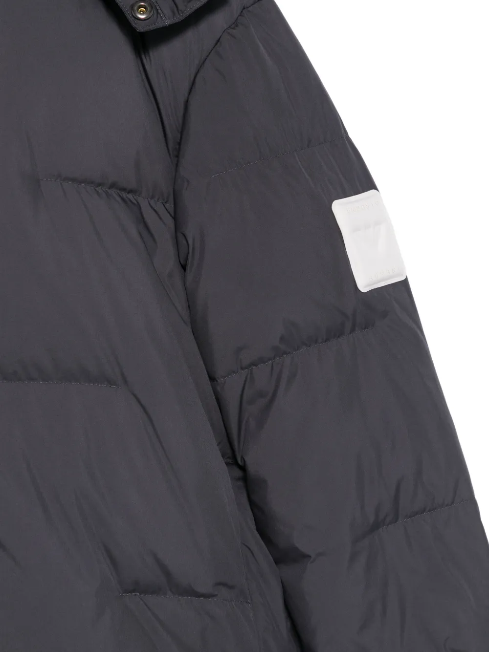 Emporio Armani Kids Jas met logoprint Grijs