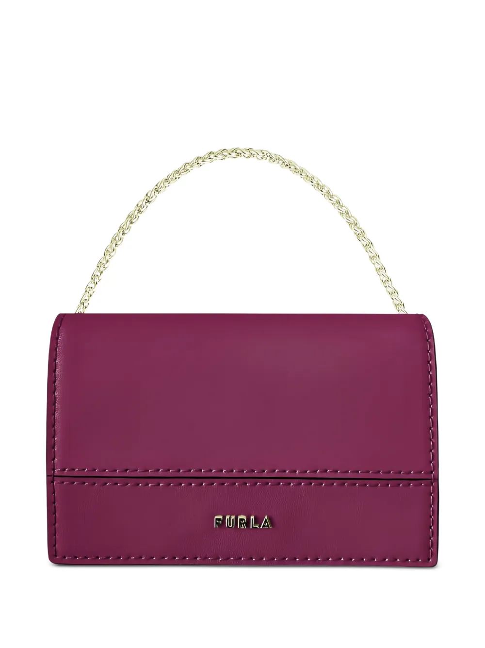 Furla Lia S chain-link card case - Viola