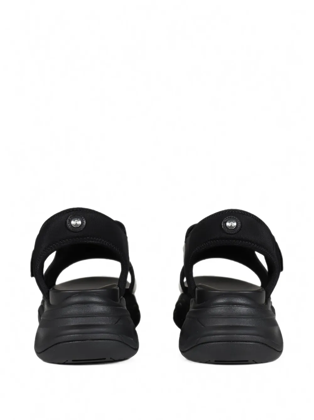 OAO Monolith leather sandals Zwart
