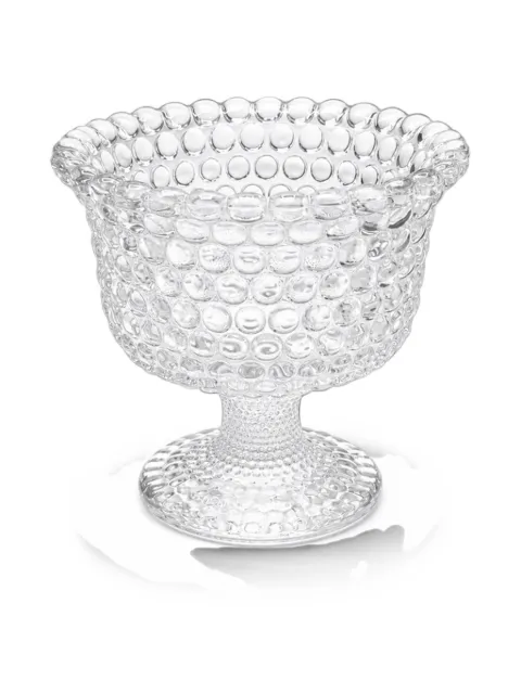 CU I SEEYOU hobnail-textured pedestal bowl