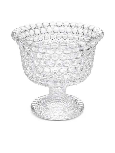 CU I SEEYOU hobnail-textured pedestal bowl