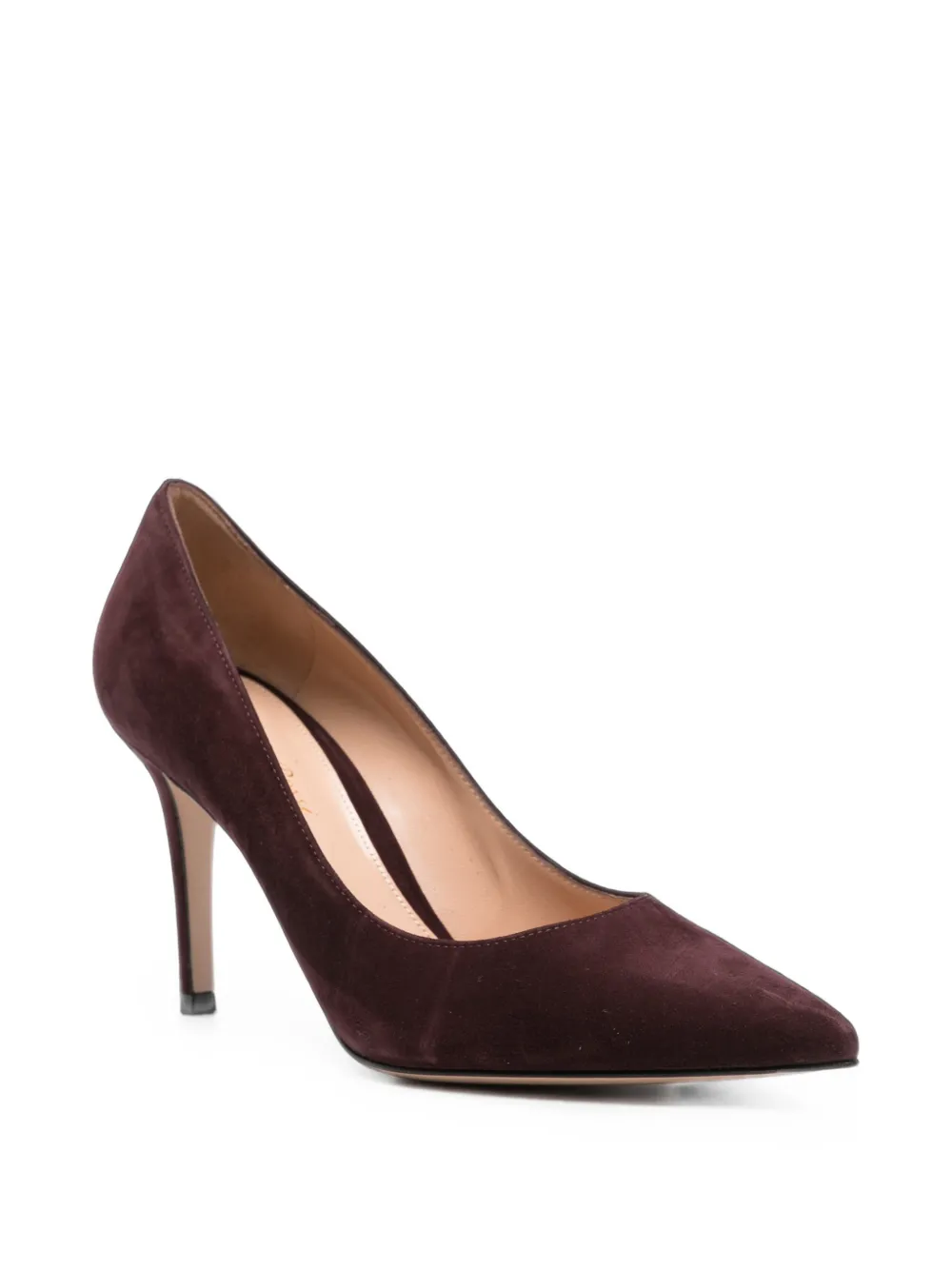 Gianvito Rossi Gianvito pointed-toe heeled pumps Rood