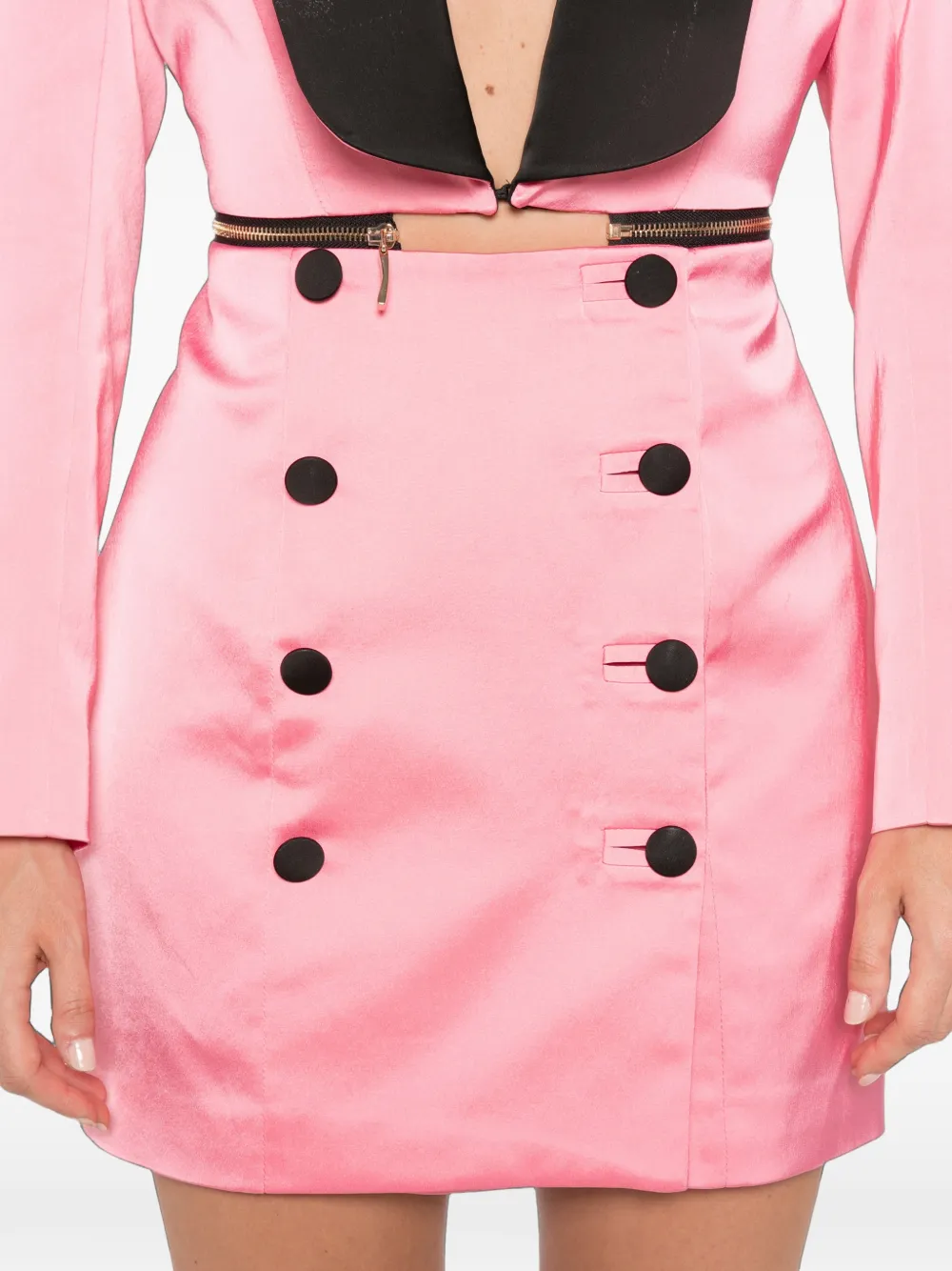 MITILIANE COUTURE Mini-jurk met uitgesneden details Roze