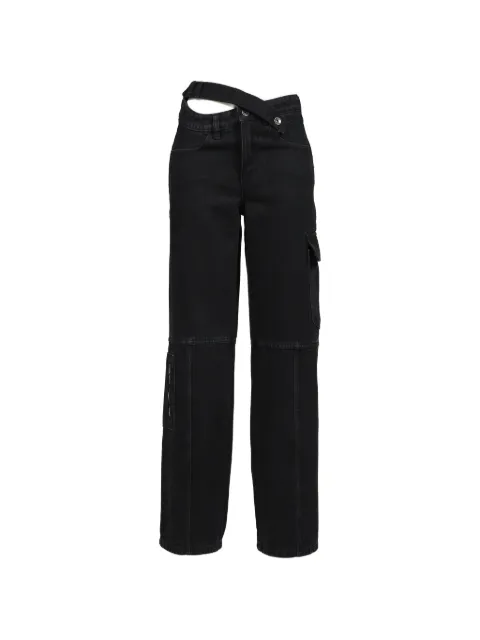 BOHEMSEO Cargohose mit überkreuzter Taille