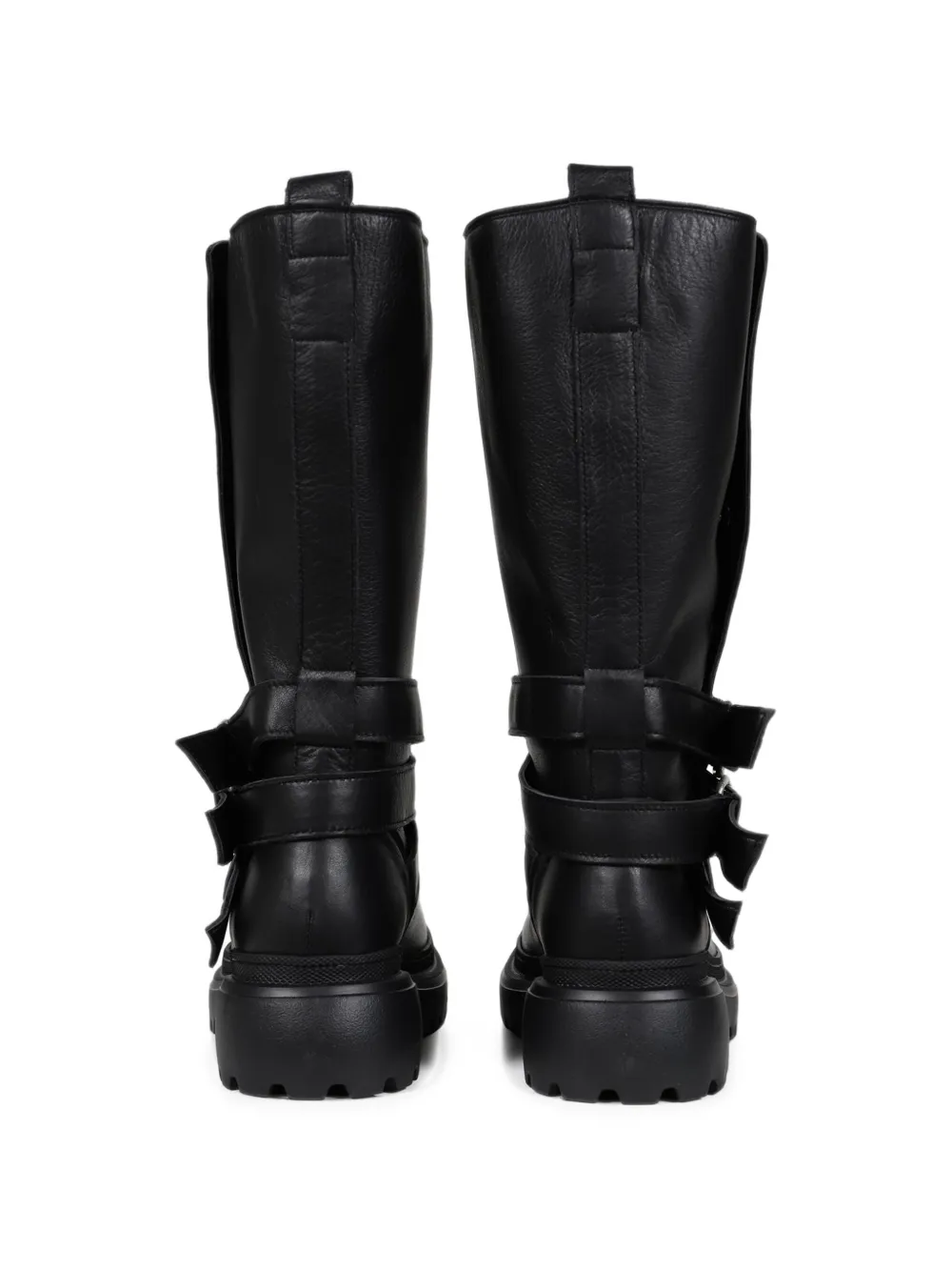 BOHEMSEO buckle-detail leather boots Zwart
