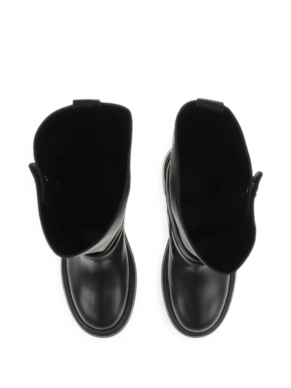 BOHEMSEO buckle-detail leather boots Zwart