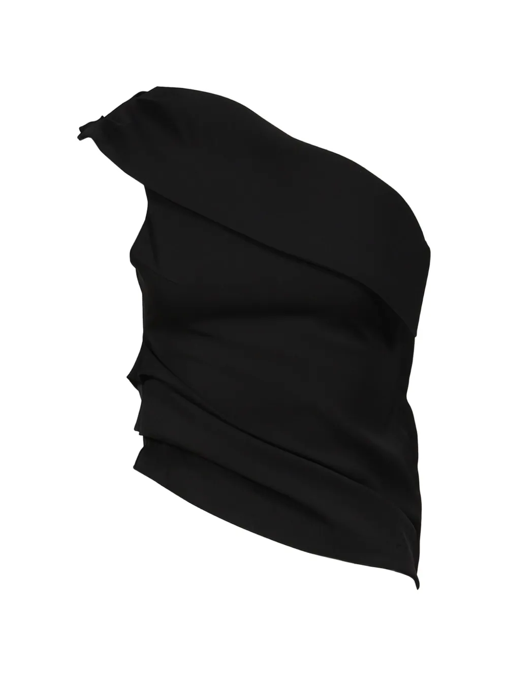 BOHEMSEO one-shoulder asymmetric blouse - Nero