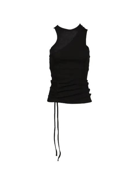 BOHEMSEO camiseta a capas con detalle fruncido